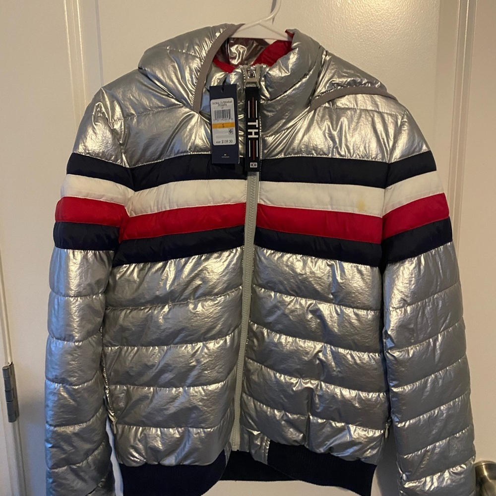 Tommy Hilfiger Women’s Metallic Puffer Jacket